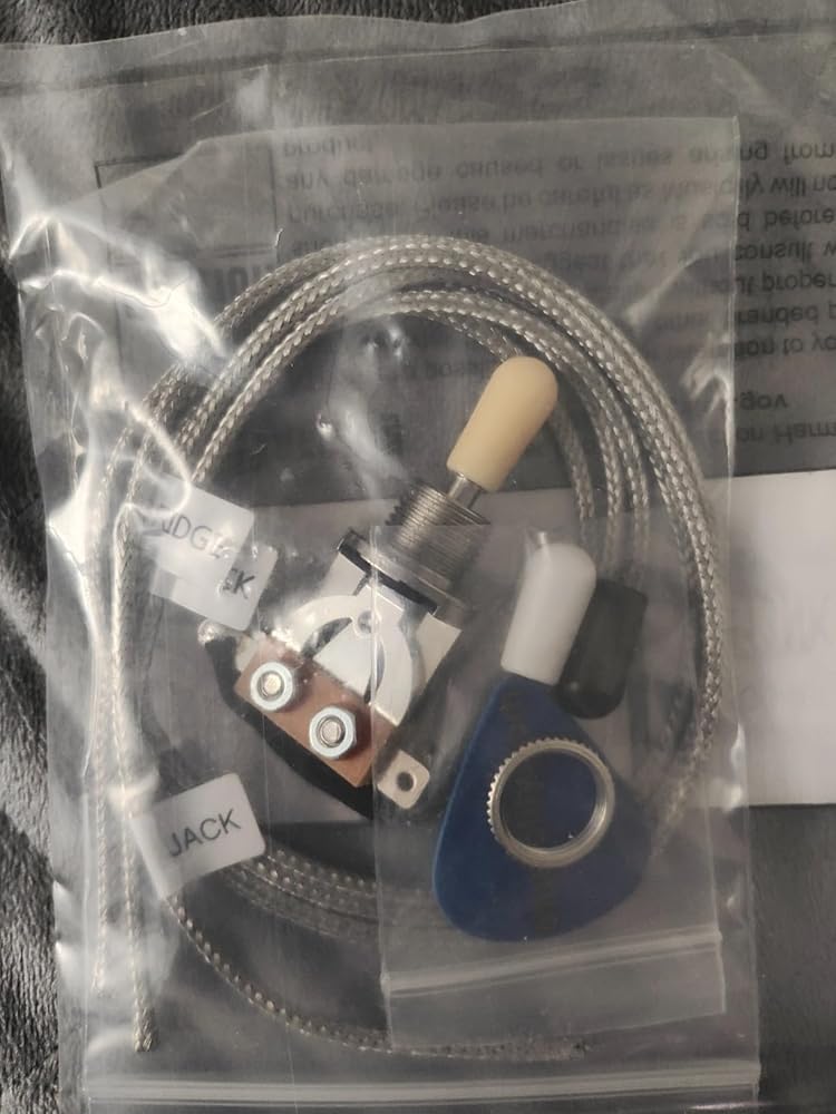 Musiclily 事前配線スイッチ EPI LPスタイルギター用 ワイヤー付き